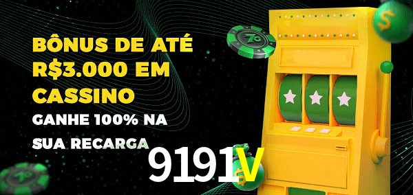 9191V melhor bônus de depósito