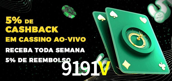 Promoções do cassino ao Vivo 9191V